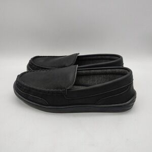 My Pillow My Slippers Womens Leather Moccasins Size 9 Gel Memory Foam House Shoe